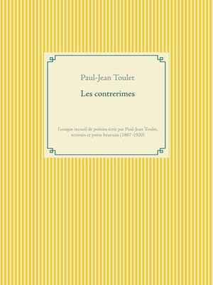 cover image of Les contrerimes